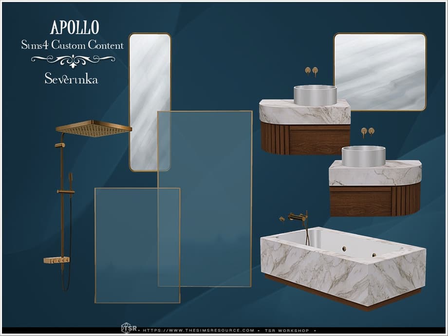 Галерея мода Набор для ванной Apollo bathroom #2